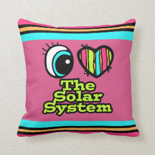 Bright Eye Heart I Love The Solar System Cushion