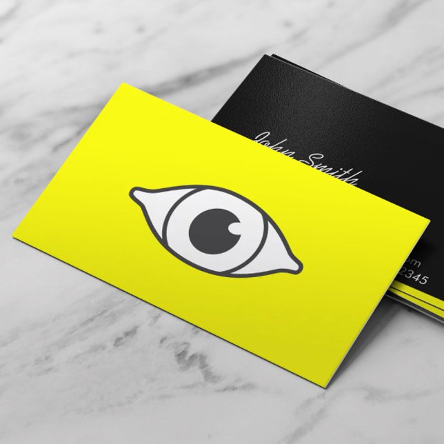 Bright Eye Optometrist & Eye Care Business Card (Creator Uploaded)