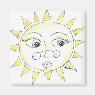 Bright eyed sunny Magnet