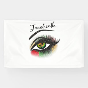Bright Eyes Juneteenth Juneteenth Eye African Banner