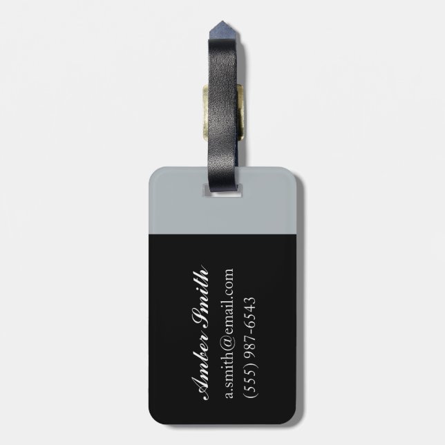 Bright Eyes Luggage Tag (Back Vertical)