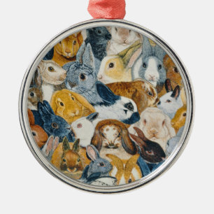 Bright Eyes Metal Ornament