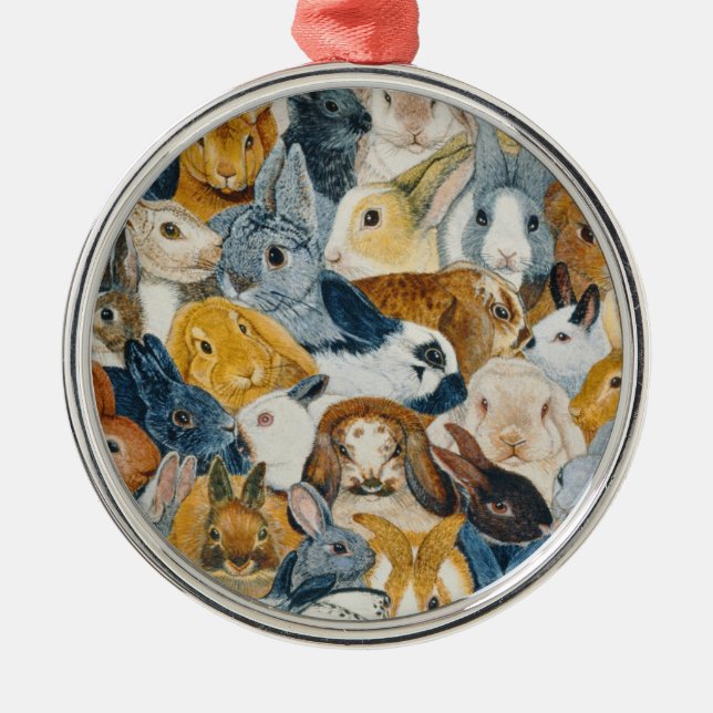 Bright Eyes Metal Ornament (Front)
