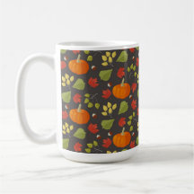 Bright Fall Colours Mug - pumpkins - Halloween