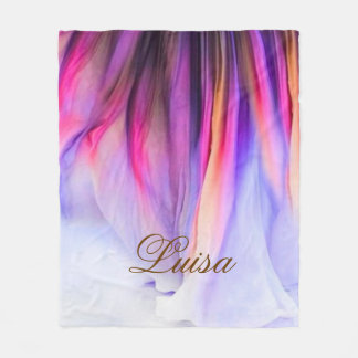 Bright fantasy fleece blanket
