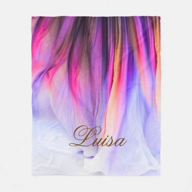 Bright fantasy fleece blanket (Front)