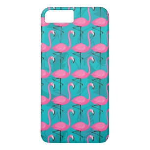 Bright Flamingo Pattern iPhone 8 Plus/7 Plus Case