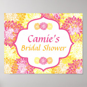 Bright Floral Bridal Shower Poster