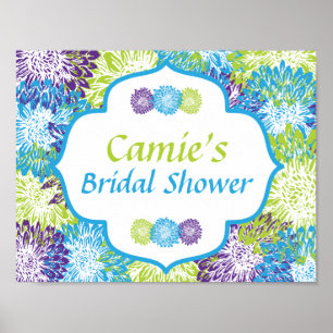 Bright Floral Bridal Shower Poster