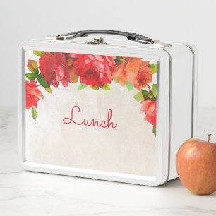 Bright Floral Framed Lunch Box