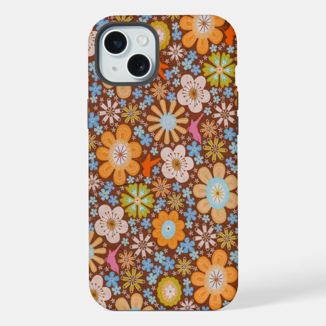Bright Floral iPhone Case (Back)