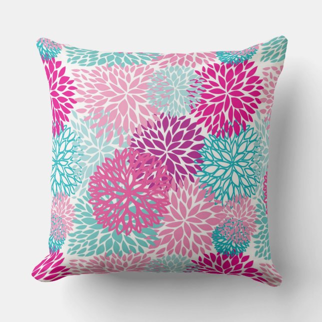 Bright Floral pattern 2 Cushion (Front)