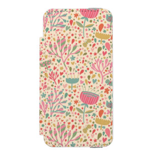 Bright floral pattern incipio watson™ iPhone 5 wallet case