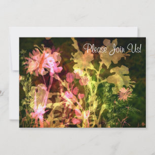 Bright Floral Wedding Invitation