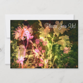 Bright Floral Wedding Invitation