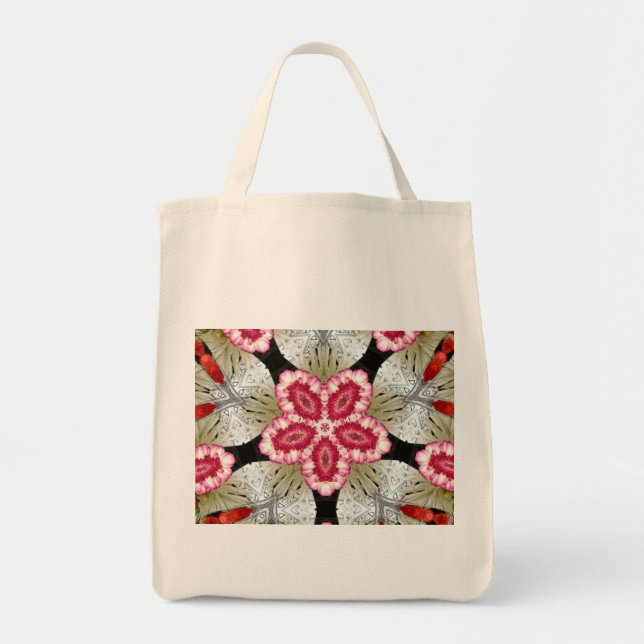 Bright Flower Grocery Tote (Front)