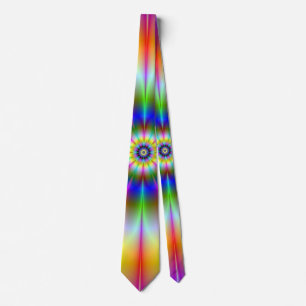 Bright Flower Neck Tie