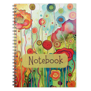 Bright Flower Notebook