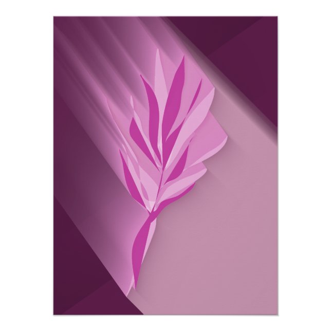 Bright flower. poster (Front)