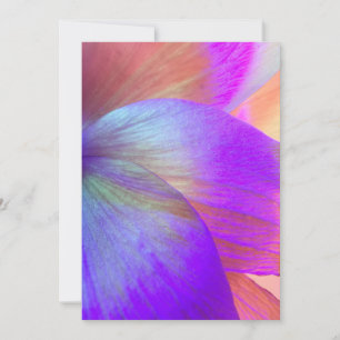 Bright Flower UV Photo Greeting Card