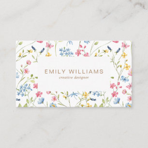 Bright Flowers Business Card