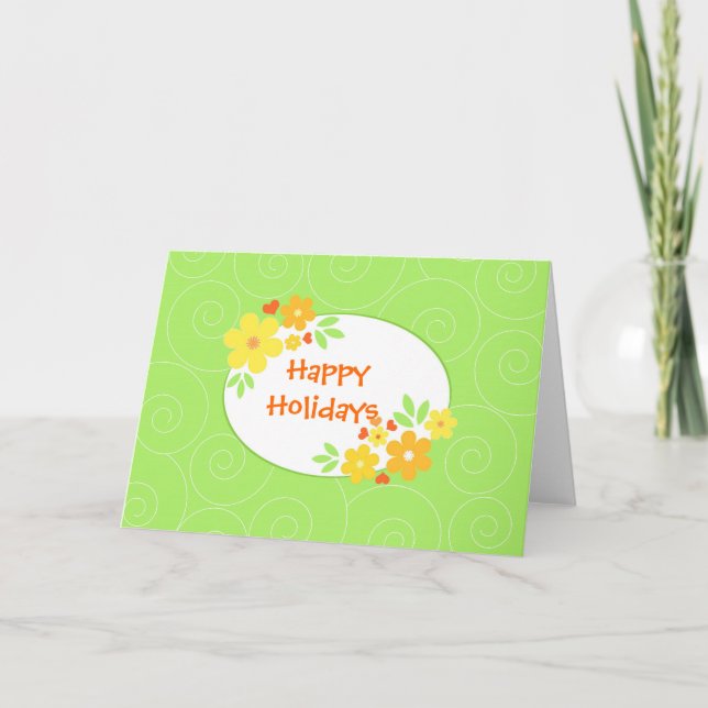 Bright flowers - Card (Front)