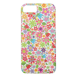 Bright Flowers Pattern iPhone 7 Case