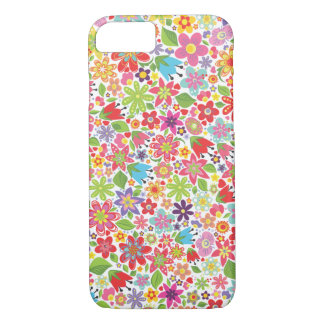 Bright Flowers Pattern iPhone 7 Case