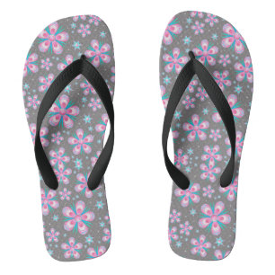 Bright Flowers Thongs
