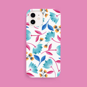 Bright Folk Art Floral Pattern
