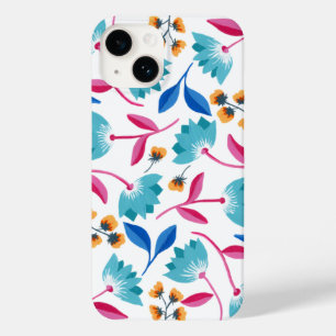 Bright Folk Art Floral Pattern Case-Mate iPhone 14 Case