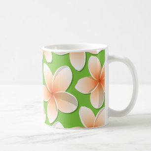 Bright Frangipani/ Plumeria flowers Coffee Mug