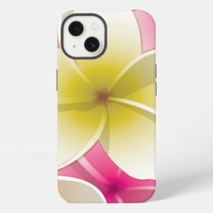 Bright Frangipani/ Plumeria flowers iPhone Case
