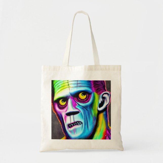 Bright Frankenstein Tote Bag (Front)