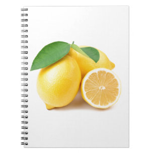 Bright & Fresh Yellow Lemons Notebook