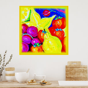 Bright Fruits and Stellar Skies. Buy Now Poster
