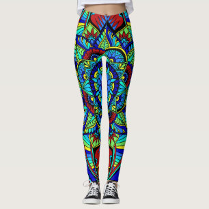 Bright Full Mandala Design Leggings