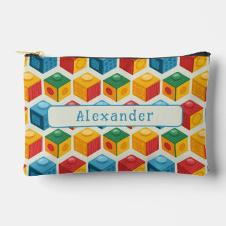 Bright Fun Customizable Building Block Print Accessory Pouch