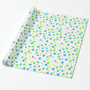 Bright Fun Dots Wrapping Paper