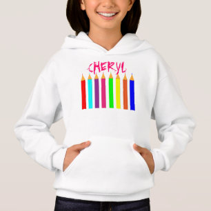Bright Fun Rainbow Colouring Pencils Personalised
