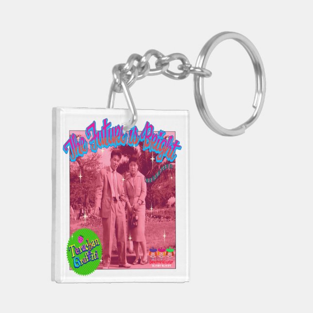 bright future key ring (Back Left)