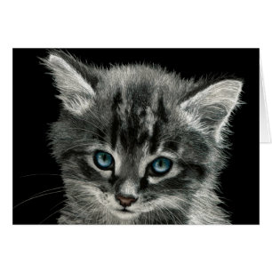 "Bright Future" Kitten Card - Option 2