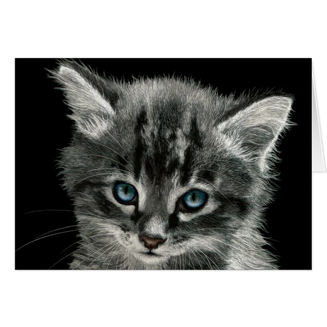 "Bright Future" Kitten Card - Option 2 (Front Horizontal)