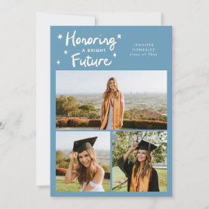 Bright Future Stars Multi Photo Denim Blue Grad Announcement