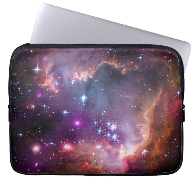 Bright galaxy laptop sleeve (Front)
