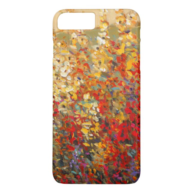 Bright Garden Mural of Spring Wildflowers Case-Mate iPhone Case (Back)
