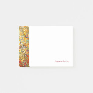 Bright Garden Mural of Spring Wildflowers Post-it Notes