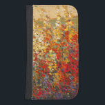 Bright Garden Mural of Spring Wildflowers Samsung S4 Wallet Case<br><div class="desc">A majestically bright garden mural featuring spring wildflowers as the centerpiece. Tim O'Toole made this amazing landscape. Fans of Claude Monet or Winslow Homer should buy this work!</div>