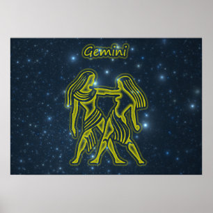 Bright Gemini Poster