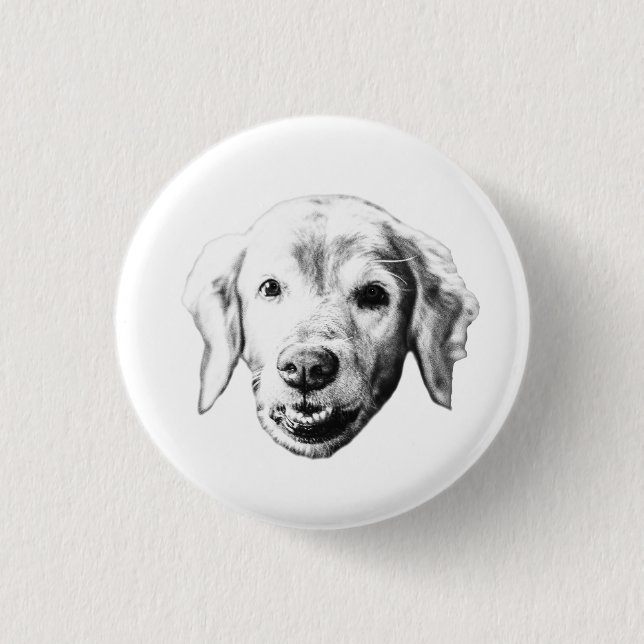 Bright Gentle Face 3 Cm Round Badge (Front)